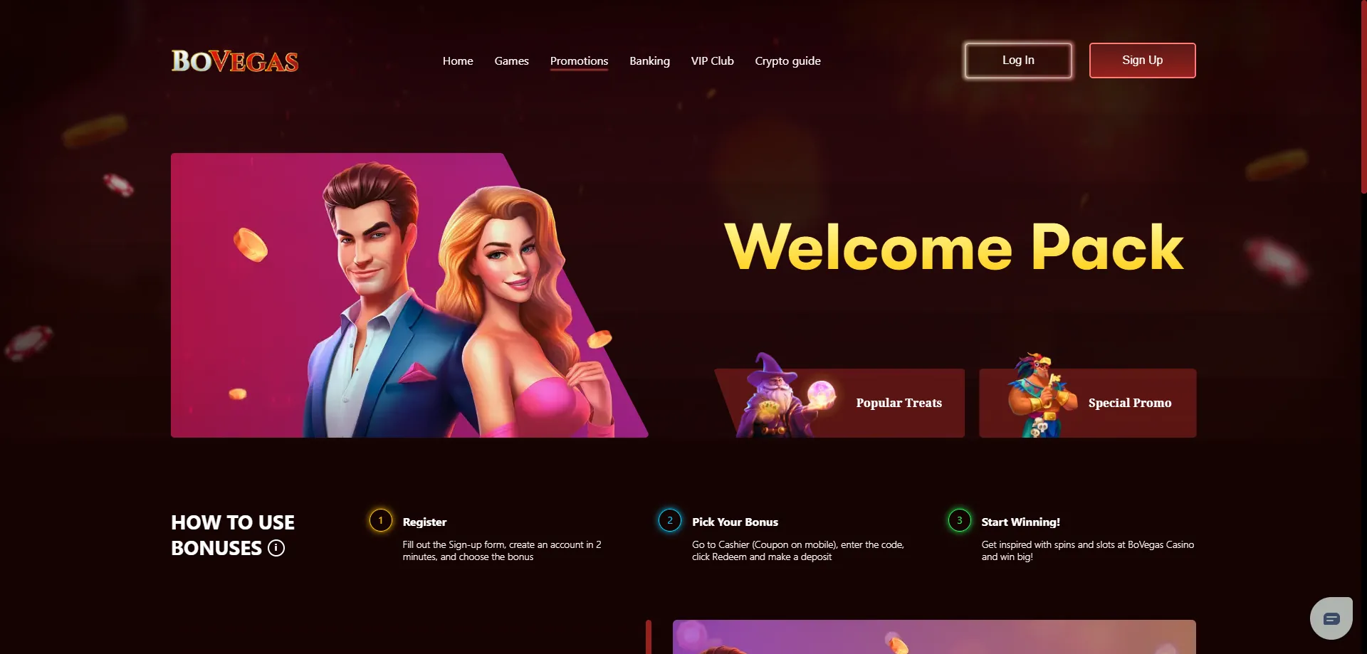 Bovegas Casino welcome bonus offers and promo codes 2026
